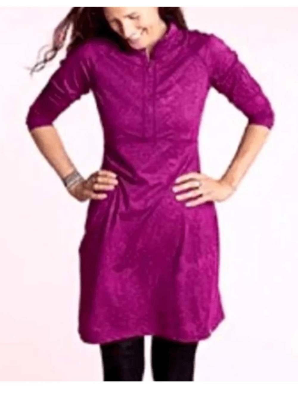 Title Nine Getaway Dress  In Pink Sz large